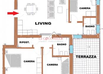 APPARTAMENTO CON 2 CAMERE E TERRAZZA
