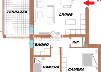 APPARTAMENTO CON 3 CAMERE ETERRAZZA